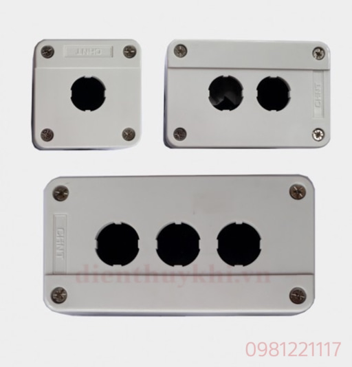 Vỏ hộp nút bấm điều khiển Chint - Ảnh 2