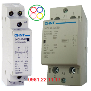 Công tắc tơ 2P NCH8 Chint ( Contactor NCH8 Chint ) *